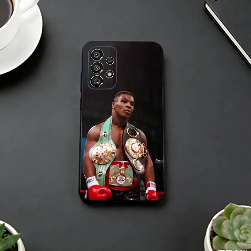 Фото Чехол для телефона «Король B-Boxing» Майк Тайсон для Samsung S25, S24, S21, S22, S23, S30, Ultra, S20, Plus, Fe, Lite, Note, 10, черный чехол №5