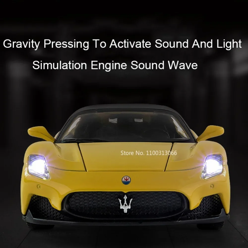 Maserati MC20 Литая Под Давлением Модель Автомобиля Масштаб 1/32 Металлический Корпус Со