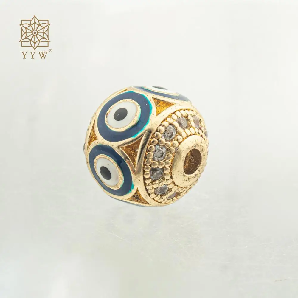 

Подвеска из латуни с фианитом, 30 шт.