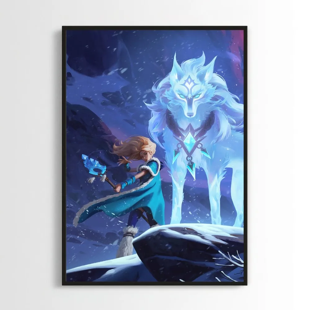 Game Dota 2 Poster Prints Wall Pictures Living Room Home Decoration