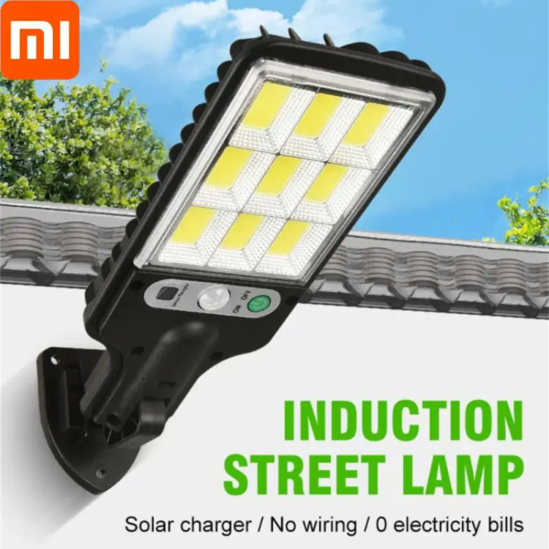 

Уличный светильник XIAOMI с пассивным инфракрасным датчиком движения, светодиодная лампа на солнечной батарее, Уличный настенный водонепрони...