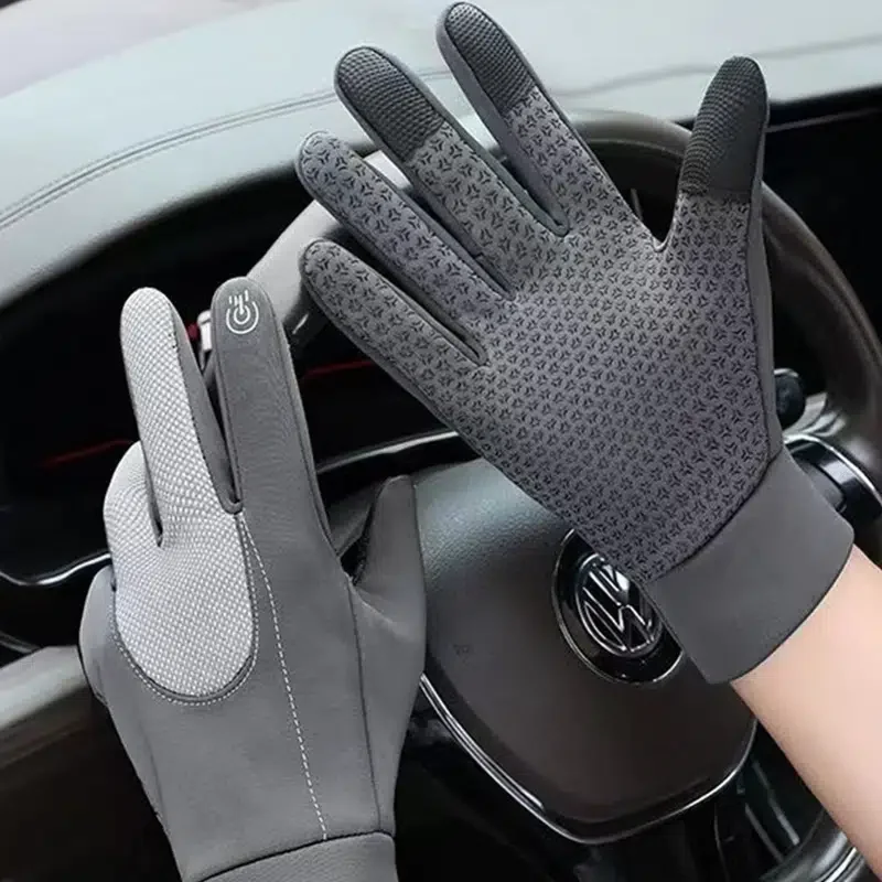 

Warm Windproof Non-slip Touch Screen Gloves For Cycling Hiking Fishing