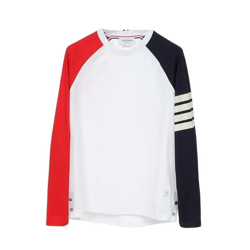 Футболка TB YJ01 для мужчин и женщин хлопковая Роскошная Повседневная рубашка в