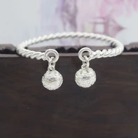 silver colour bell bracelets on hand viking cuffs women bracelet bangles designer luxury quality jewelry trend 2022 jewellery