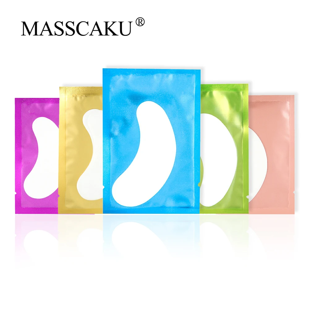 

MASSCAKU Resuable 5pairs/bag Eye Pad Silicone Lashes Strips Hydrogel Patches Under Eye Gel Patch Beauty Tools Top Suppliers
