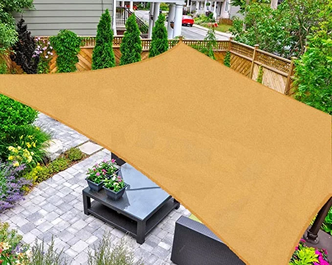

10' x 13' Rectangular Sun Shade Sail UV Block Canopy for Outdoor,Sand