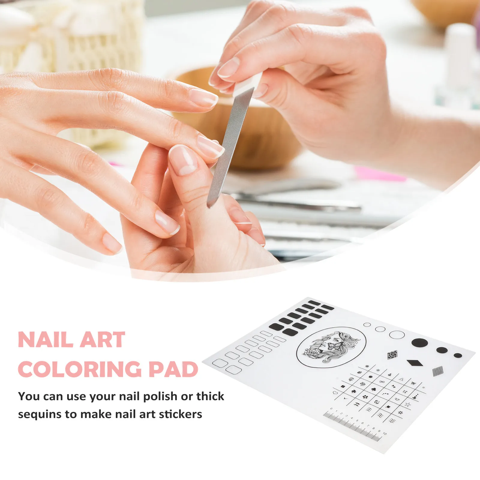 Акриловый коврик для маникюра, силиконовая подложка для геля, инструмент для тренировок мастеров, для создания дизайнов с бусинами, принадлежности для нейл-арта (art.: 3920d97ae90f8) - 3920d97ae90f8