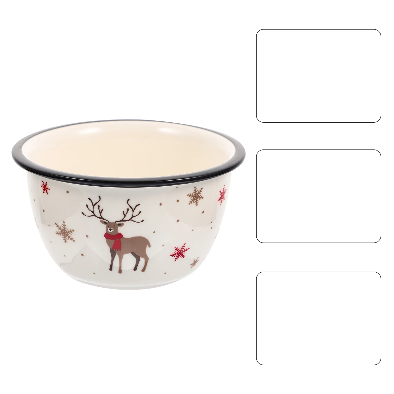 

Bowl Christmas Bowls Serving Ceramic Soup Snacksalad Porcelain Dessert Cream Ice Holiday Candy Dinner Oatmeal Fruit Pasta Ramen