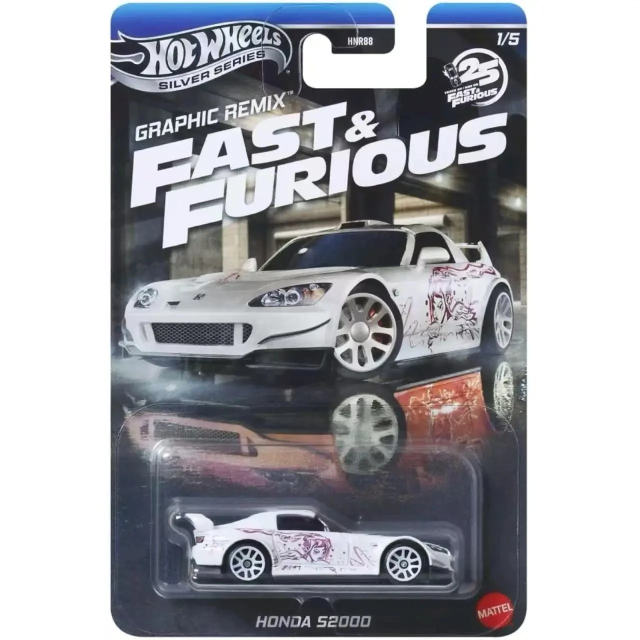 Оригинальная модель автомобиля Hot Wheels Fast & Furious Honda S2000 164, литая под давлением, с графикой Race Off Graphic Remix, подарок на день рождения (art.: 3920da2e77194) - 3920da2e77194