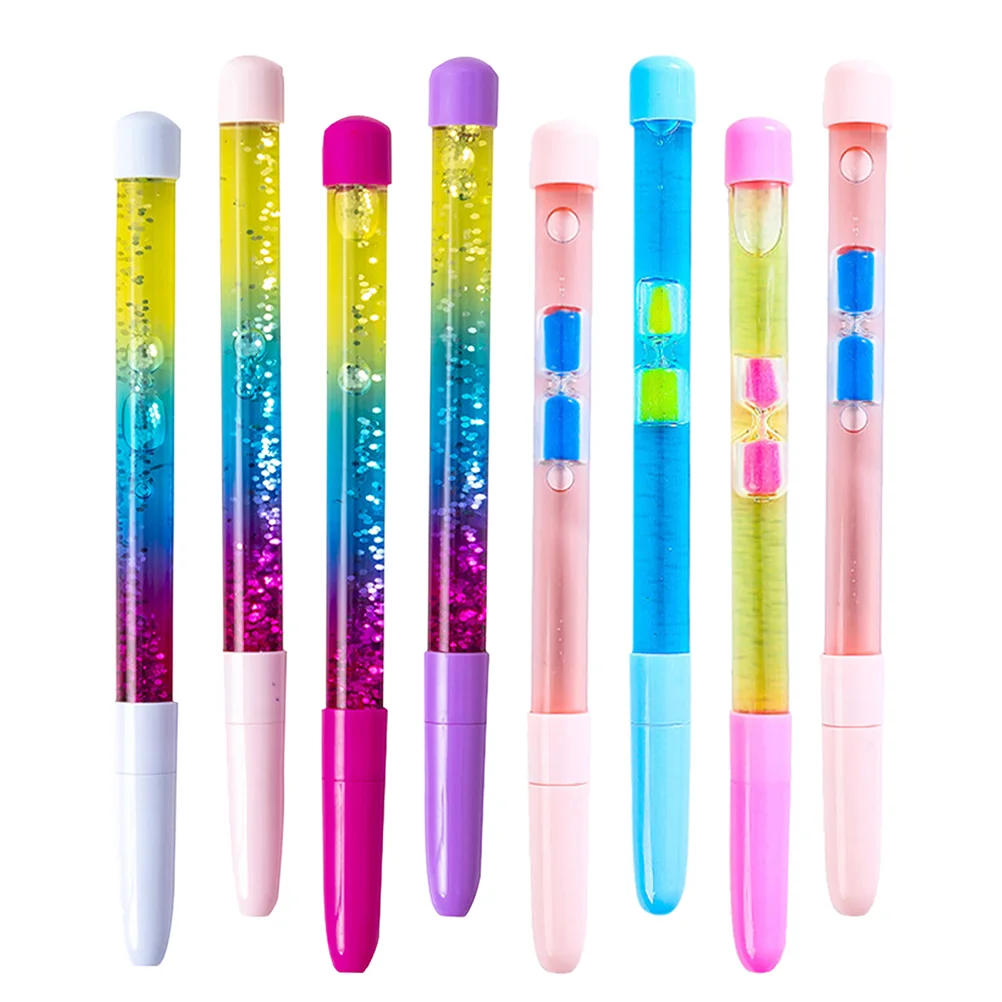 

8Pcs Fairy Wand Pen Delicate Quicksand Pen Student Sign Pen Girl Writing Pen for Gift