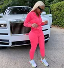 CXUEY, Коричневый спортивный костюм для женщин, спортивная одежда, комплект для йоги, костюм для фитнеса, 2021, куртки с капюшоном и карманами на молнии, одежда для тренировок в тренажерном зале