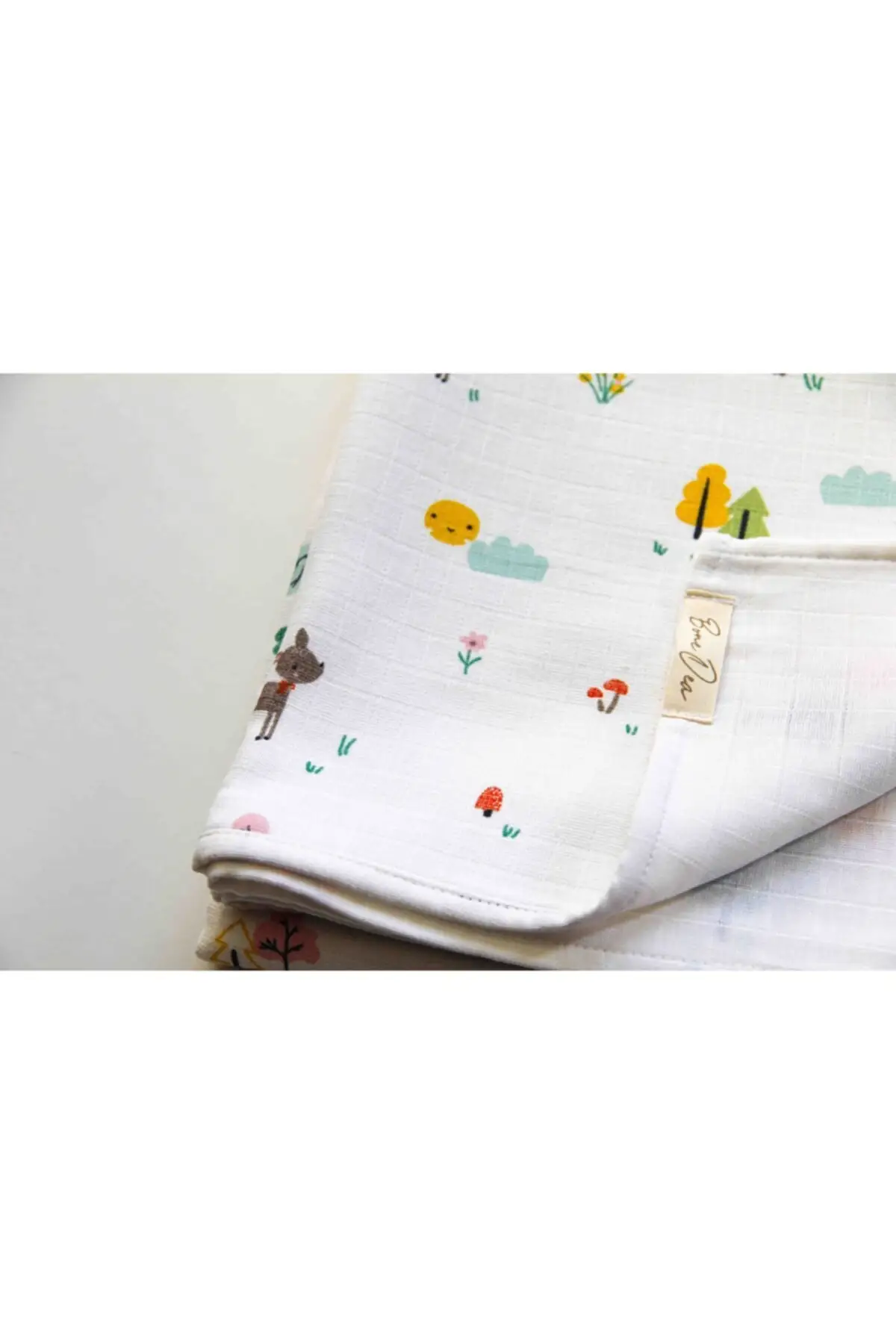 

Deer Double Floor Mslin Blanket