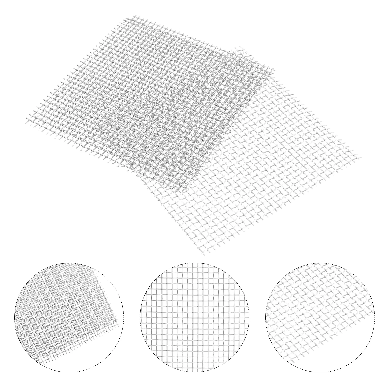 

Mesh Aquatic Wall Tank Steel Stainless Decorative Carpet Net Kit Air Vent Aquarium Wire Pad Floor