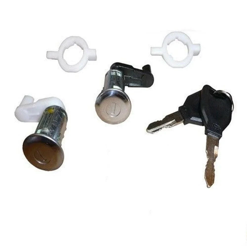 

Left+Right Car Door Lock Barrel Cylinder With 2 Key OE 7701468981 7701468982 For Renault Megane Scenic Clio Master