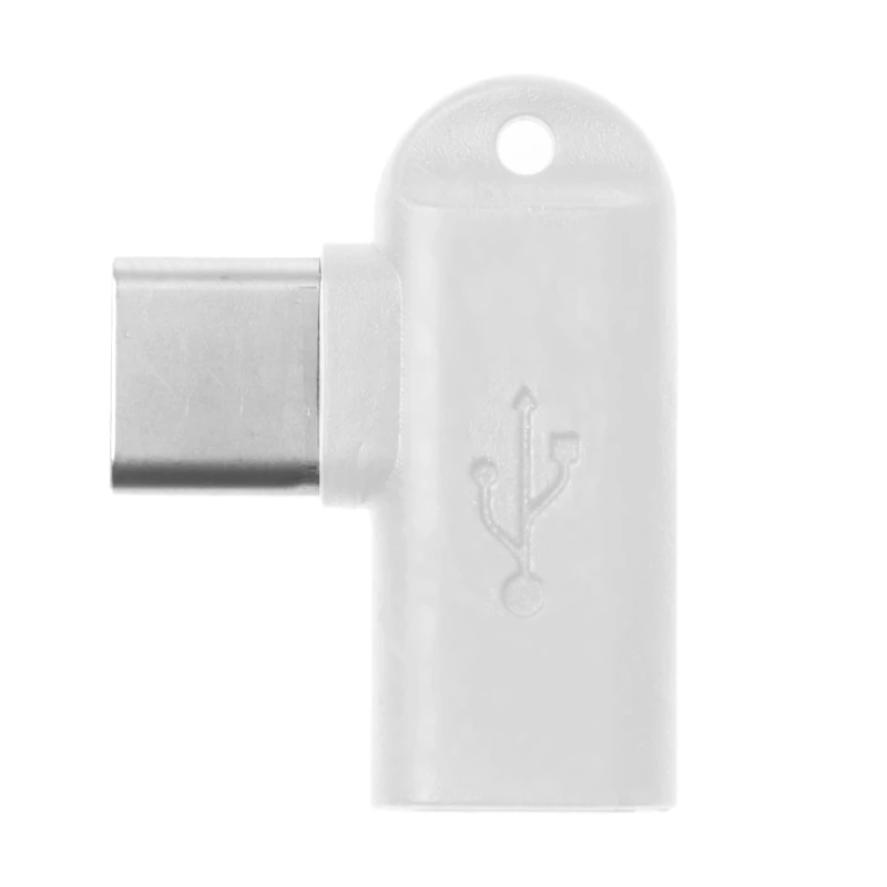 2 5 см/дюйма Профессиональный 90-градусный переходник с Micro USB Мама на Type C папа для