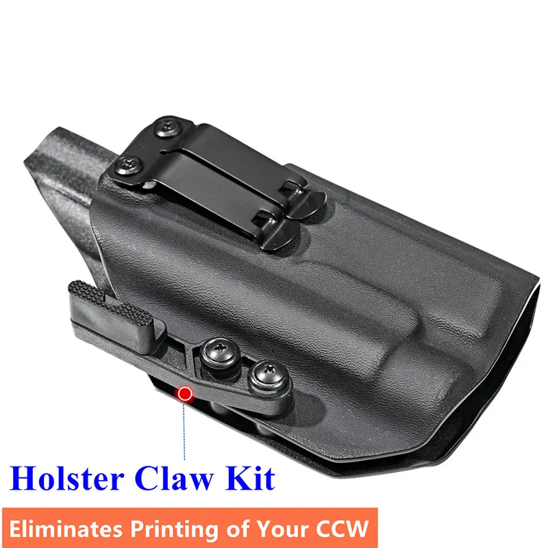 Фото Кобура Kydex IWB для фонаря TLR1 (CZ P10C, 10C, 10F, P10S) с фонариком Streamlight TLR-1 HL для внутренней ношения №4