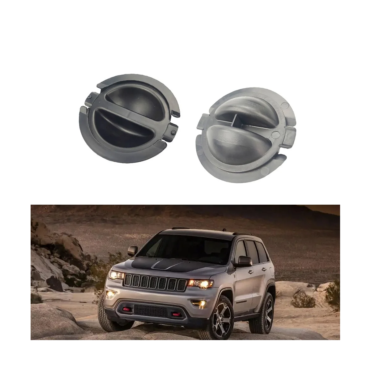 Накладка на переднюю панель противотуманной фары с контрольным портом для 55079292AD