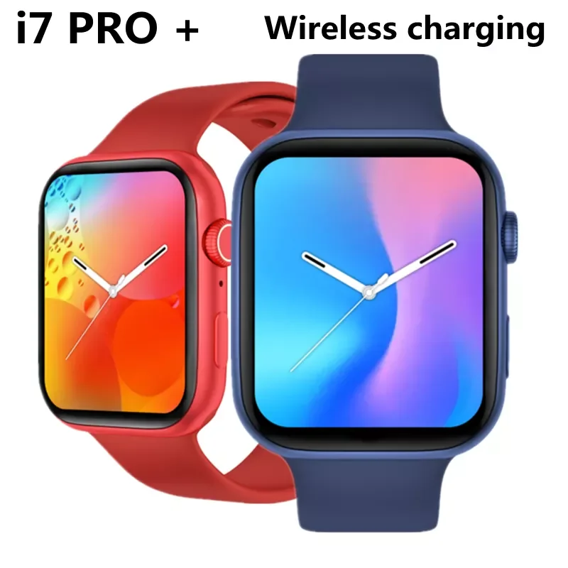 

Smart Watch i7 PRO + Series 7 Sport Waterproof SmartBand Phone Call Custom Watch Face Men Women Wireless charging PK W27Pro