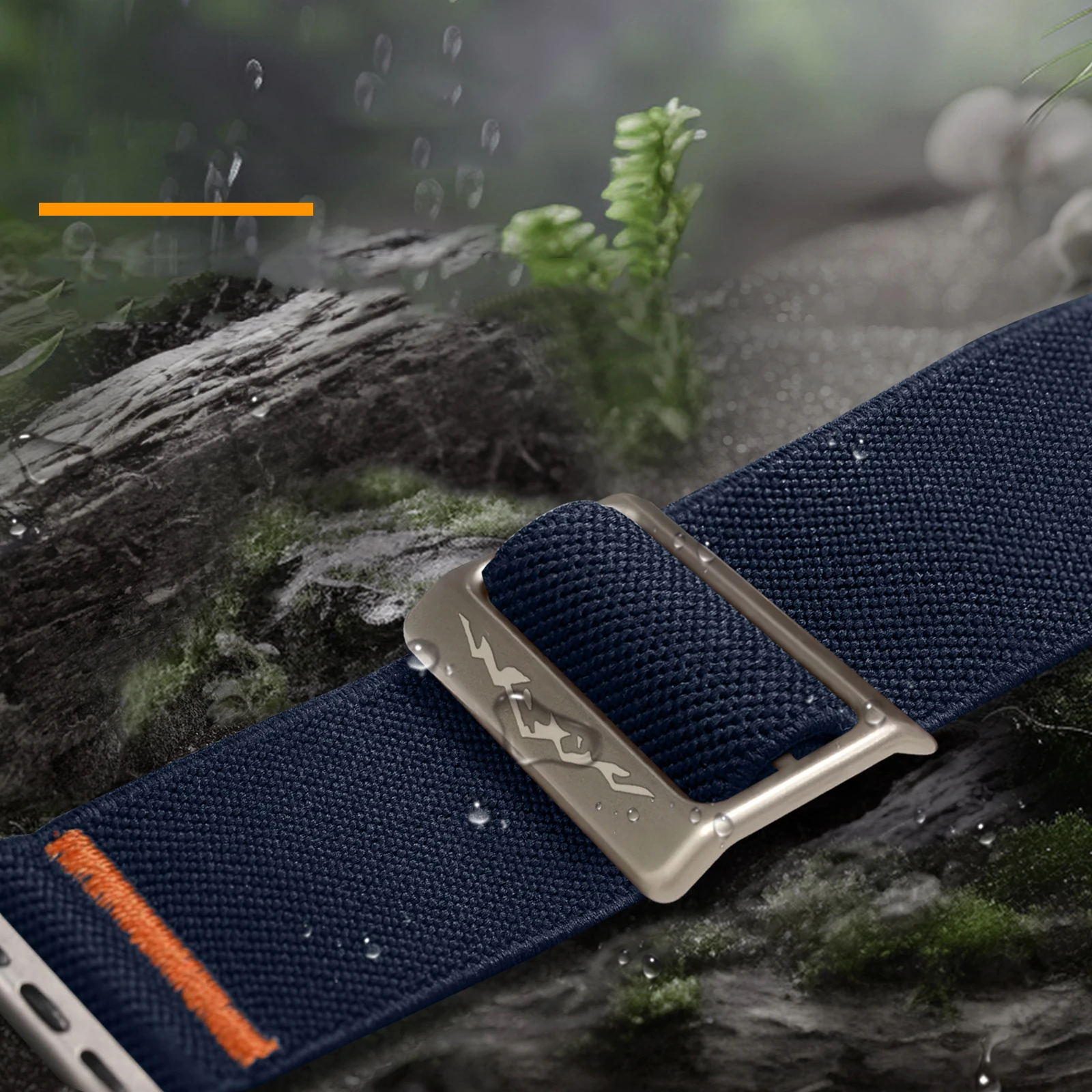 Nylon Strap For Apple Watch ultra 2 Band 49mm 46mm 45mm 42mm 40mm 38mm Titanium buckle Bracelet correa iwatch Series 10 9 8 7 SE