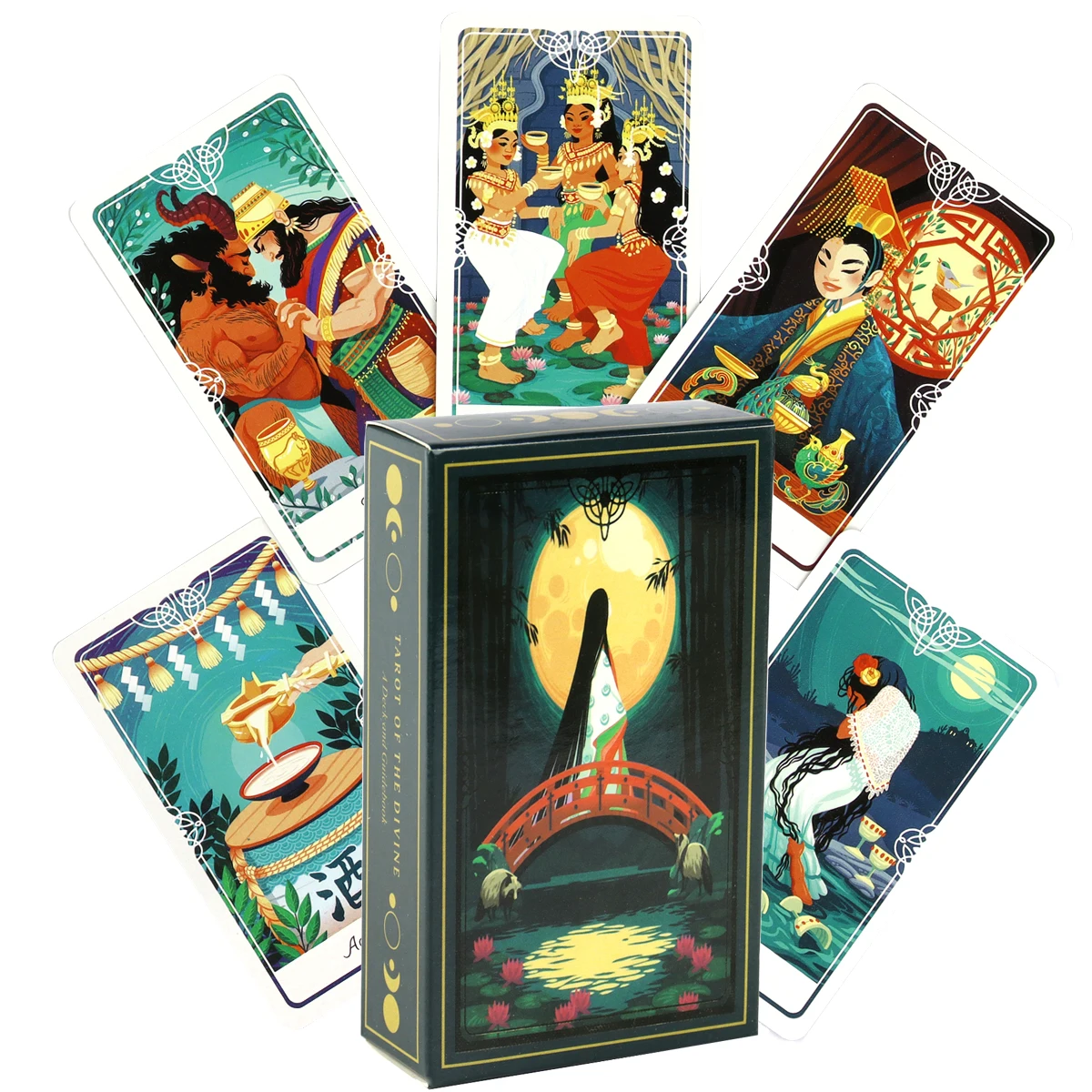 

Tarot of the Divine Tarot Cards Deck High Quality Fortune Telling Game Divination Oracle Cards Deck for Beginner