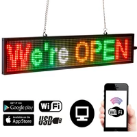p5 led sign smd wifi app programmable scrolling message multicolor display board for shop window advertising led sign business