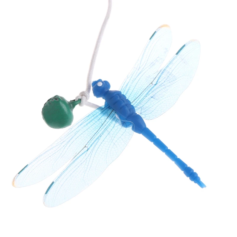 

Teaser Toys Dragonfly Rod Stick Funny With Bell Pets Dogs Kitten Interactive