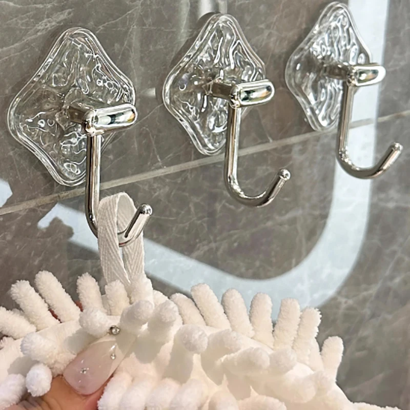 Акриловый роскошный настенный крючок для домашнего декора прочная клейкая