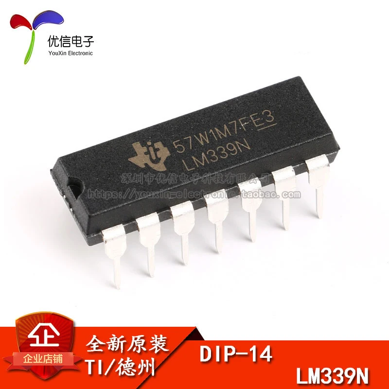 

10 шт., Оригинальные запасные части LM339N DIP-14 IC