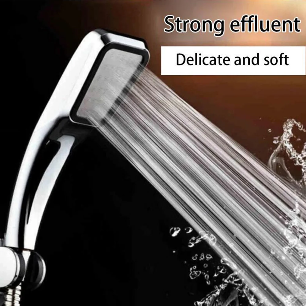 

SPA Shower Head Shower Nozzle Handset High Pressure Sprinkler Anion Filter Bath Head Water Saving 300 Holes Bathroom Accessories