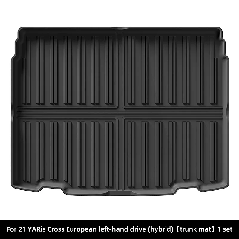

Подходит для Toyota Yaris Cross Europe Hybrid 2021, автомобильные коврики, багажник, багажник, накладка на багажник, TPE 3D, внутренние аксессуары с левым рулем