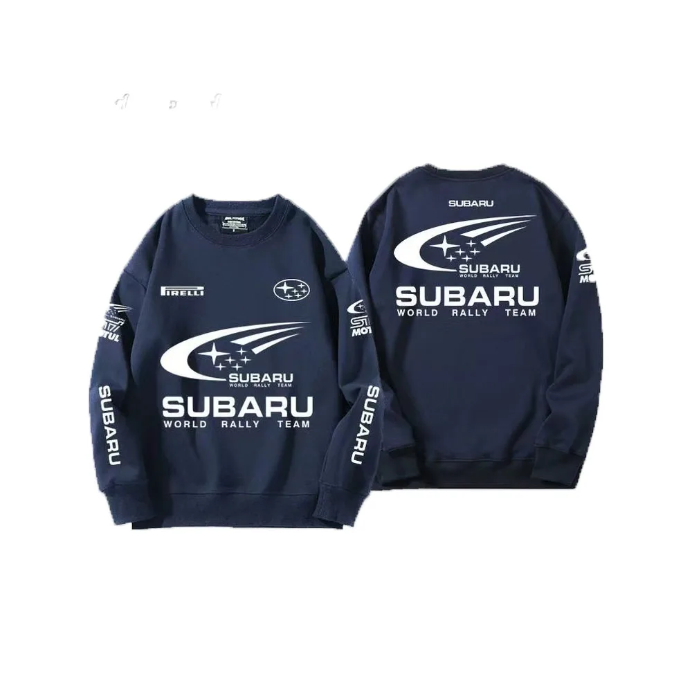 Фото Автомобильная толстовка SUBARU с круглым вырезом для мужчин и женщин, флисовая толстовка нового стиля осени и зимы 2026, универсальная и повседневная одежда tr №2