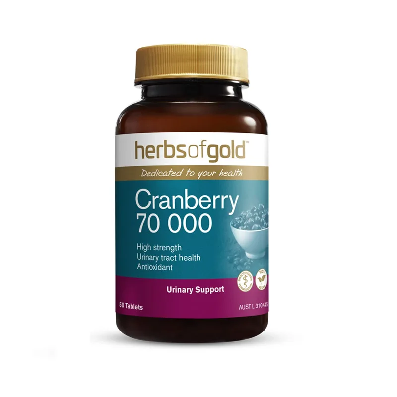 

HerbsofGold, эссенция клюквы с высоким содержанием 50 капсул/бутылка, бесплатная доставка