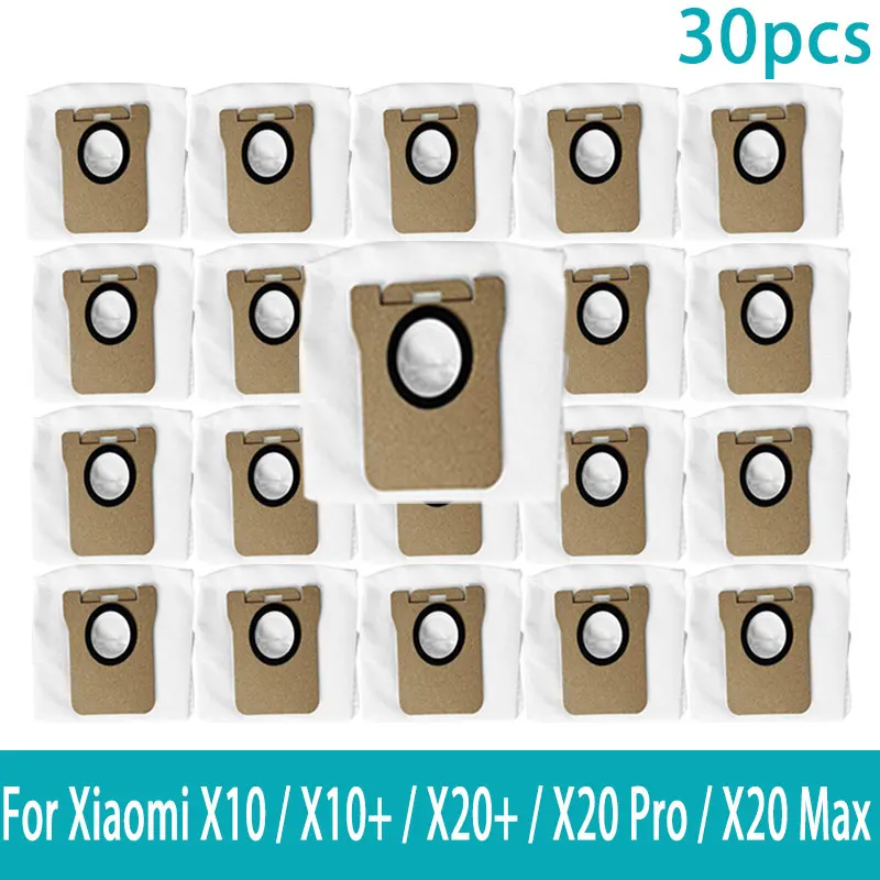 

Мешок для пыли, совместимый с роботом-пылесосом Xiaomi X10 / X10+ / X20+ / X20 Pro / X20 Max / M30 / M30 Pro / M30S / M40 / B116 / C102CN