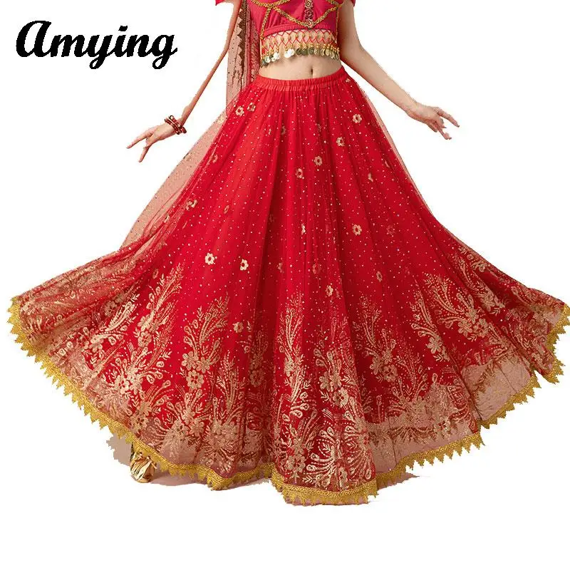 

Belly Dance Large Swing Skirt Adult Stage Performance Outfit Group Dance Costume Female Oriental Dance Practice Long Skirt