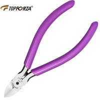 topforza precision side cutters cr v steel flush cutter wire snippers cable snips model nippers floral cutters for electronics