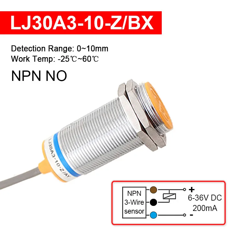 

Индуктивный датчик приближения LJ30A3-12(15)-Z/BX BY AX AY CX CY EX DX