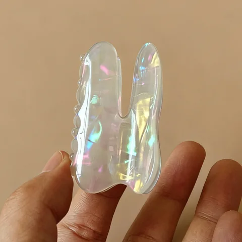 Заколка для волос YHJ красная ПВХ