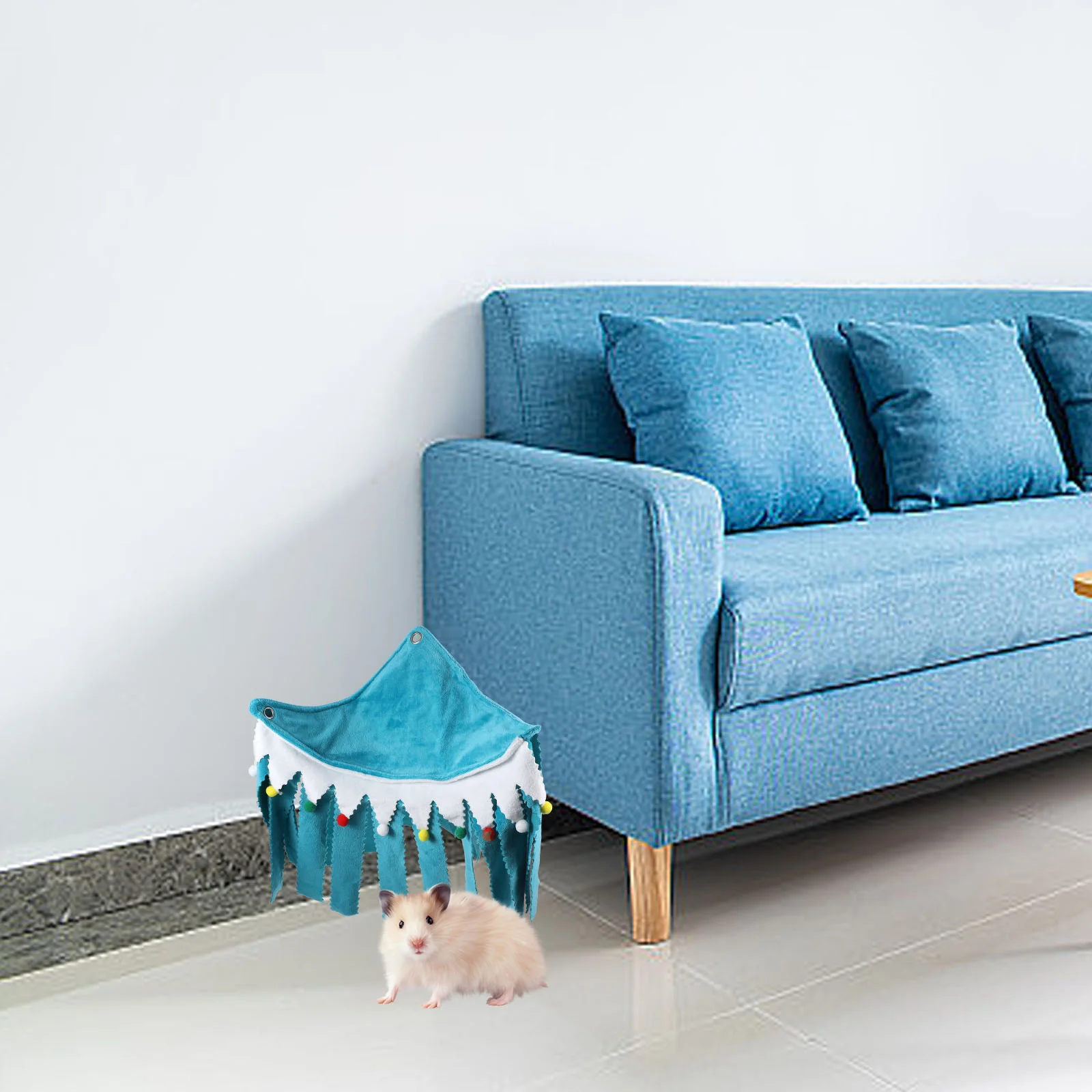 

Hammack Bed Hamster Cage Supply Pet Hideout Tent Hanging Rat Corner Hideaway Felt Cloth Bunny