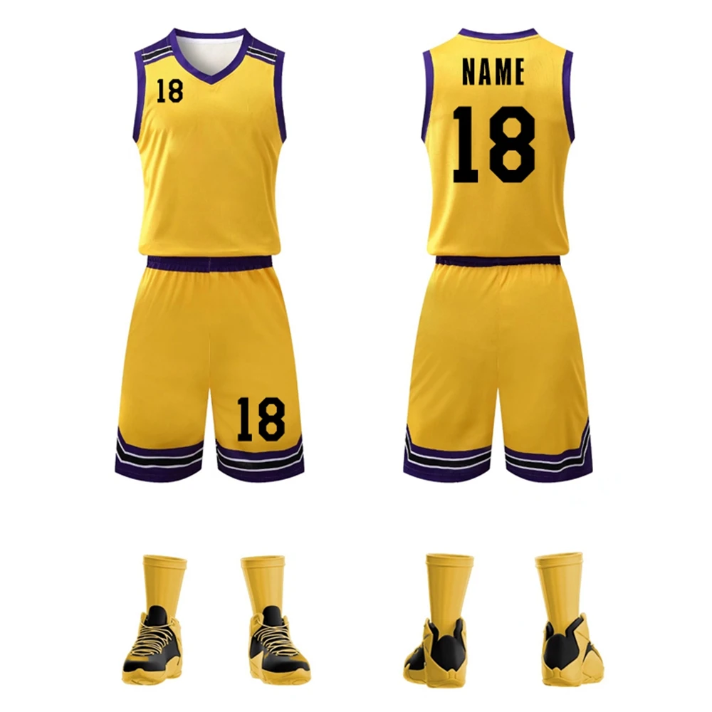 Summer New Basketball Jersey Training Set Men's and Women's Quick Drying and Breathable University Team Customized Clothing