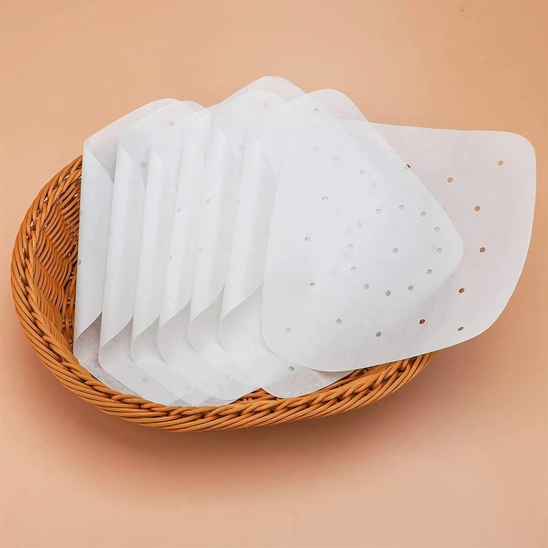 LUDA 200 шт. 10-дюймовая фритюрница одноразовая бумажная подкладка бумага из