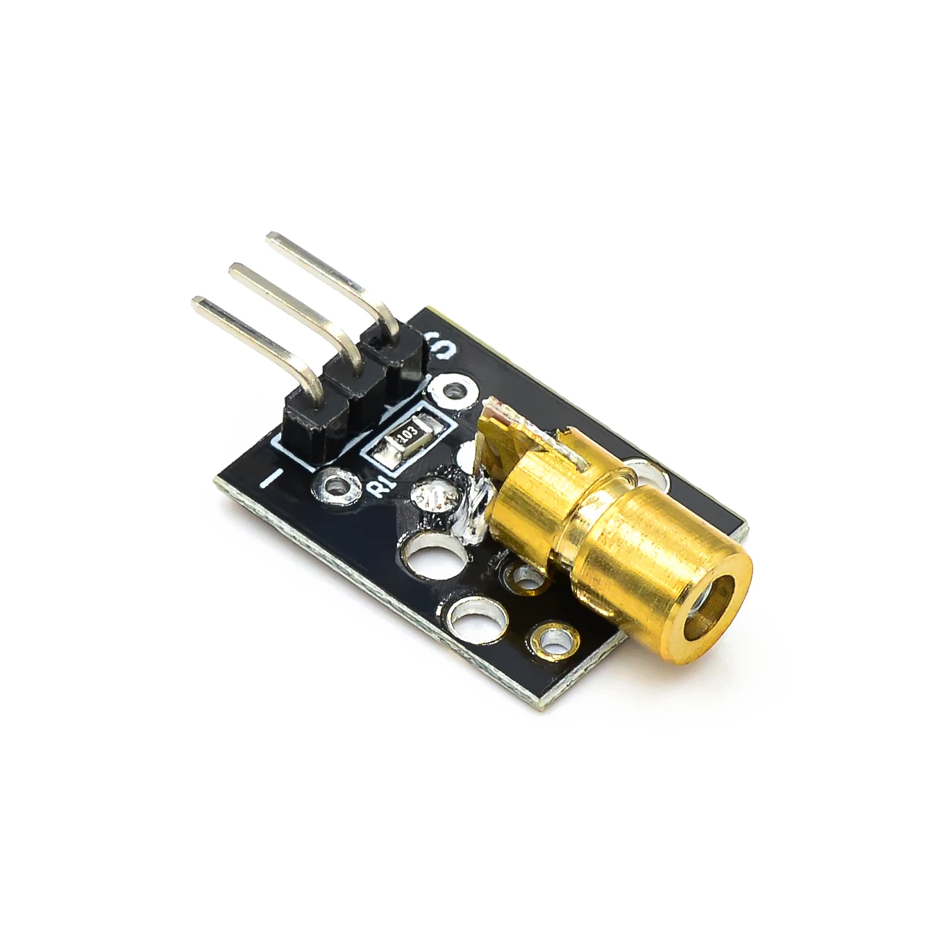 

10pcs/lot KY-008 650nm Laser sensor Module 6mm 5V 5mW Red Laser Dot Diode Copper Head