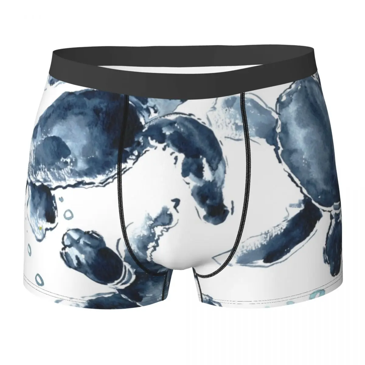 

Turtle Underwear Indigo Blue Sea Turtles Sublimation Boxer Shorts High Quality Men Panties Funny Boxer Brief Gift