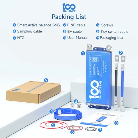 100BALANCE Smart BMS Active Balancer для LiFePO4 аккумуляторов 4S-24S