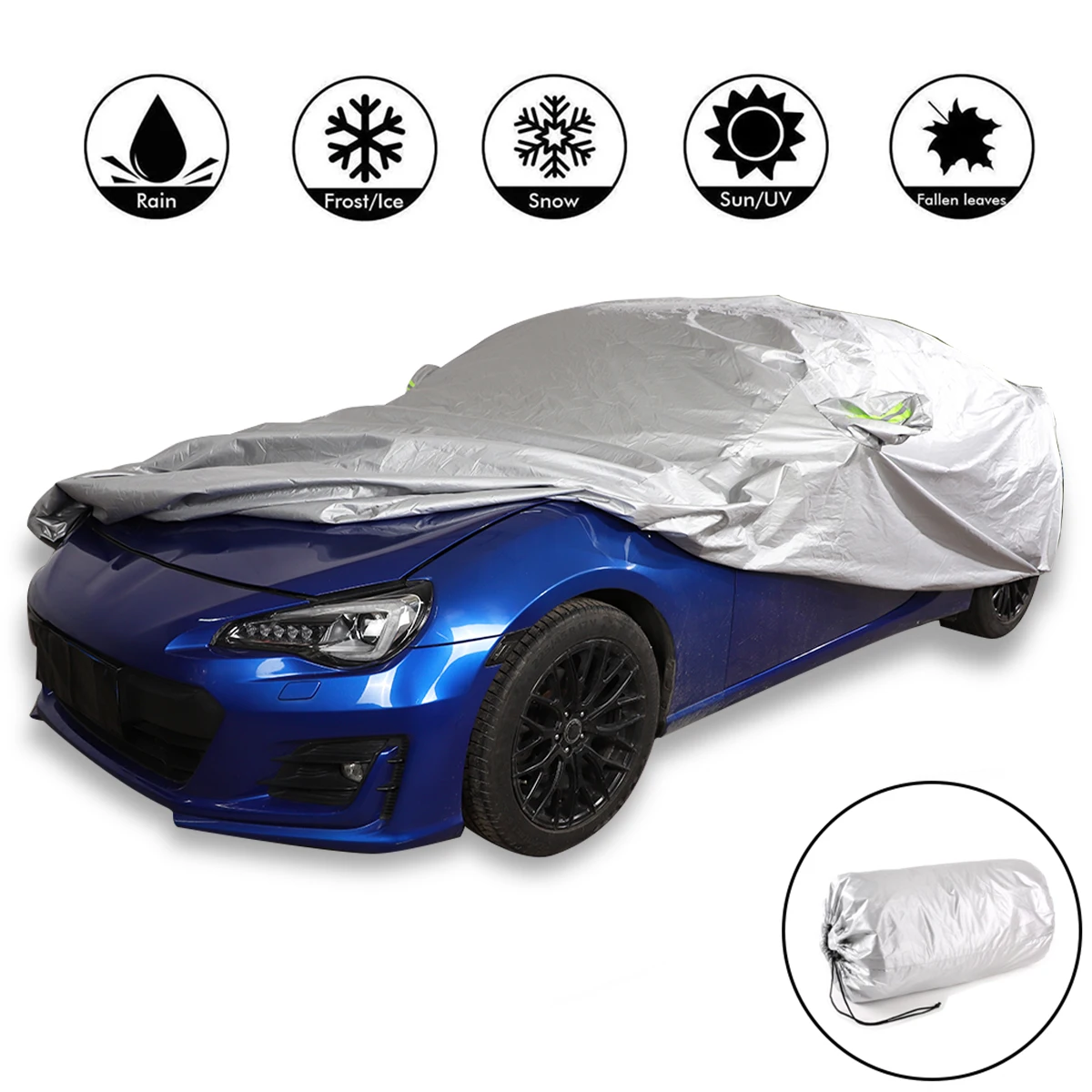 

For Toyota 86/Subaru BRZ 12-20 Waterproof Full Car Cover Snow Ice Dustproof Sunscreen Cover Indoor Outdoor All Season Car Cover