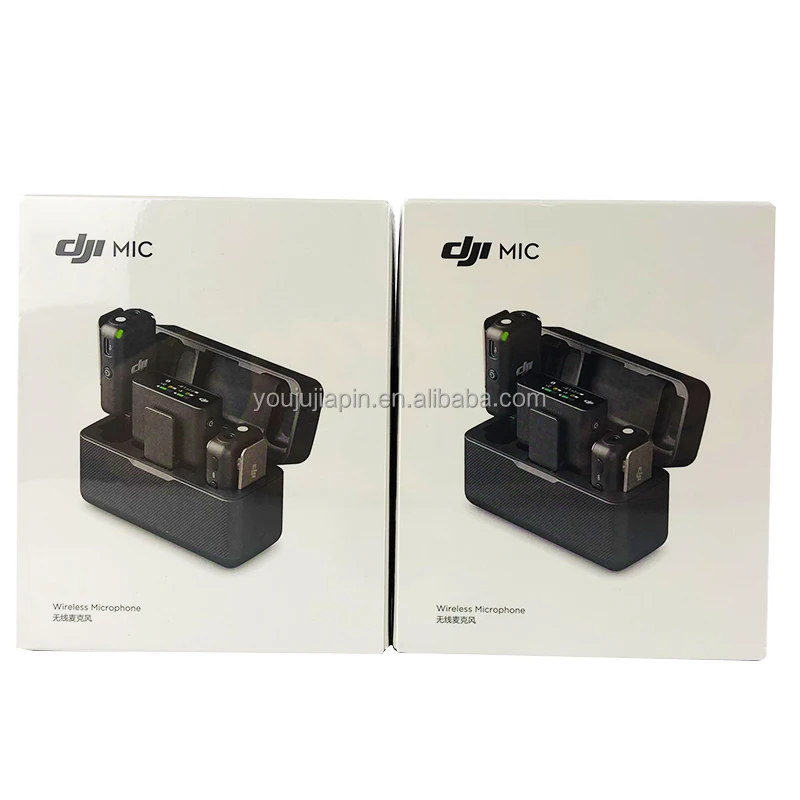 

DJI Mic with 250 meters of wireless range & dual channel recording High-Quality Audio Built-in Touchscreen and Onboard Memory