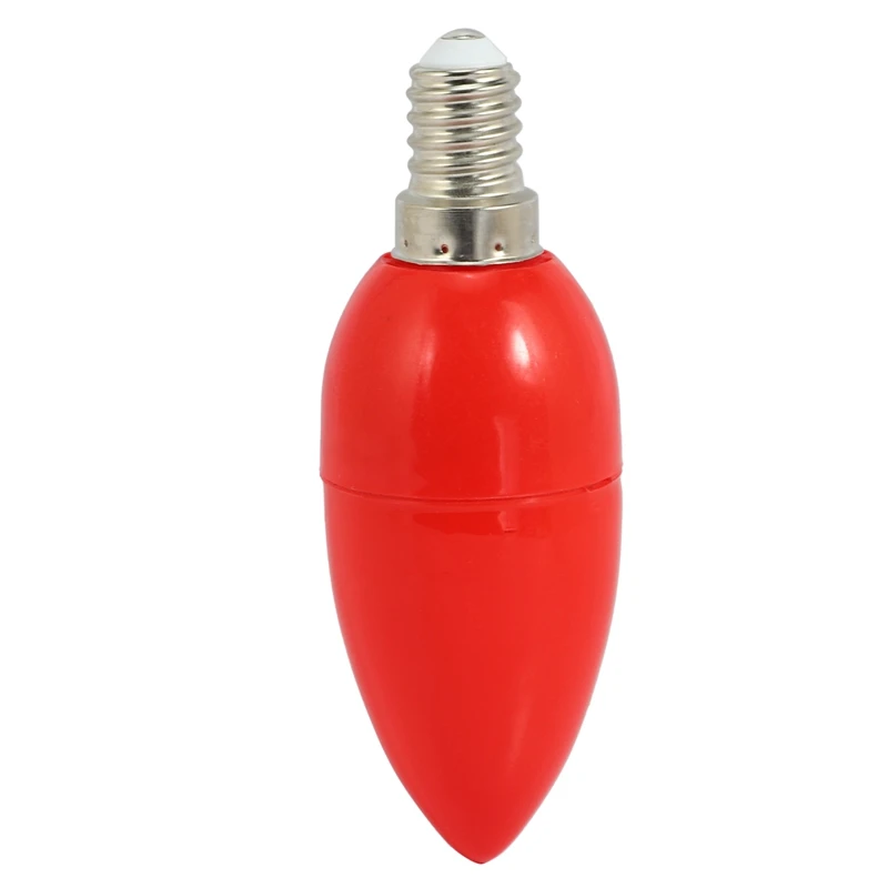 

8X LED Candle Light Candle Light Bulbs Red Fortune Lamp God Lights Energy Saving Candle Lights,E14