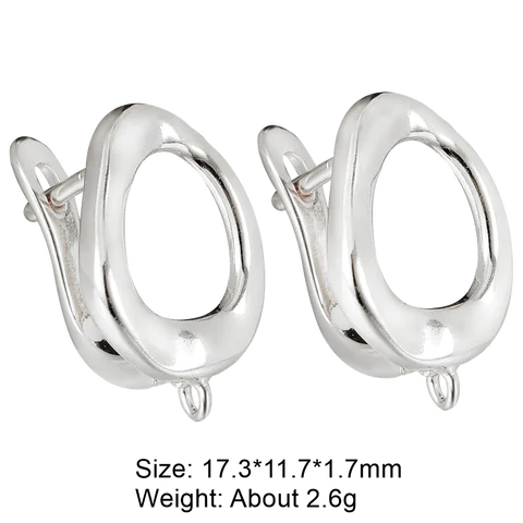 Juya Серебряное покрытие крючки для сережек