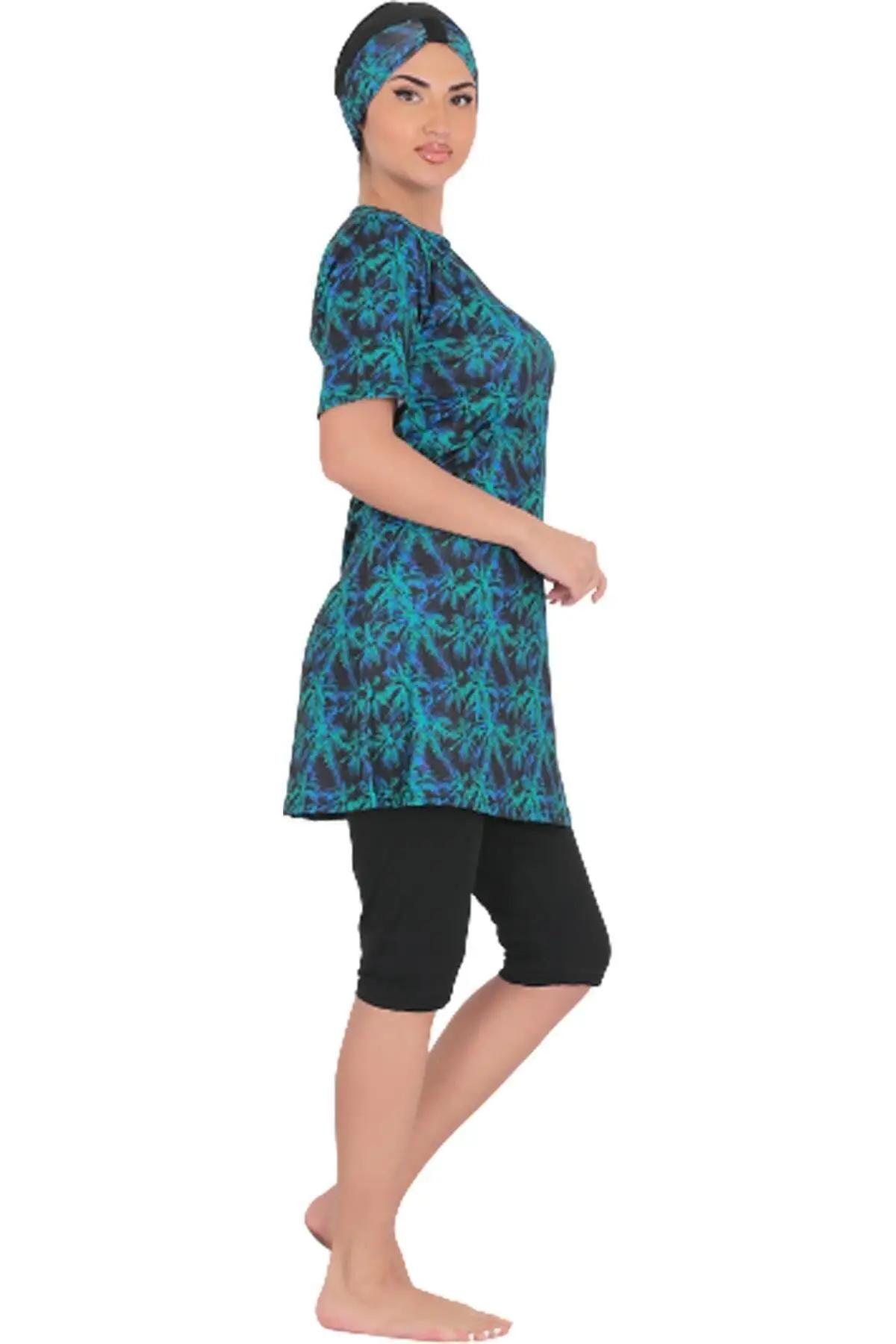 

Muslim Burkinis Closed Swimwear Modest Summer Clothing Hijab Sport Swimsuit Islamic Full Cover Swimwear