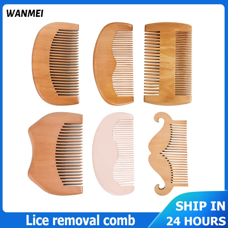

Wooden Comb Small Combs Anti-static Massage Natural Wood Hair Brush Peach Portable Women Hair Styling Tool Barber Accessories