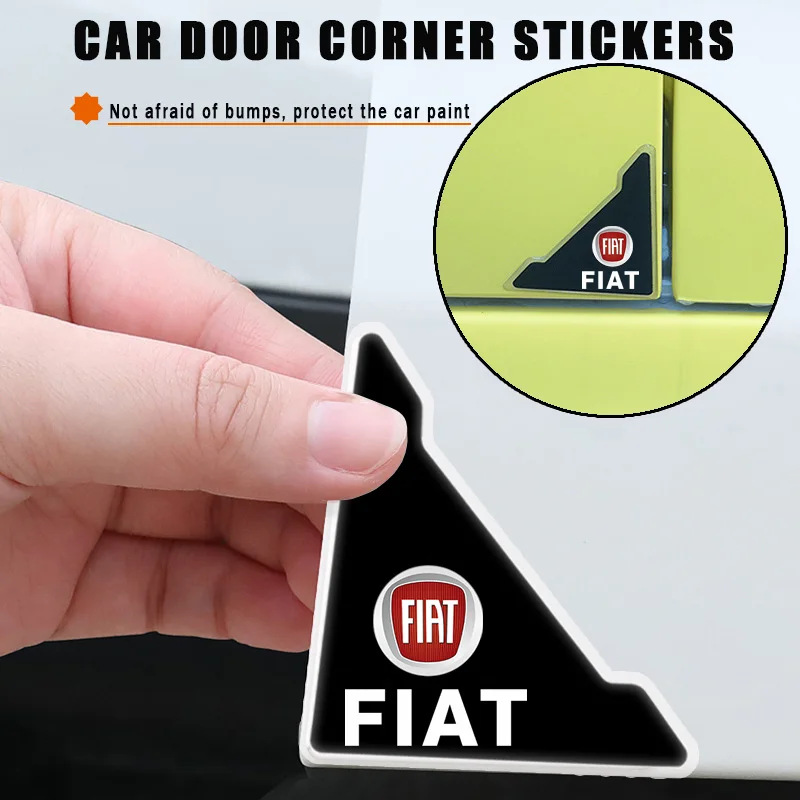 

Car Door Corner Paste Anti-collision Protector Sticker for Fiat 500 Punto Tipo Doblo Panda Bravo 500x Uno Freemont Accessories